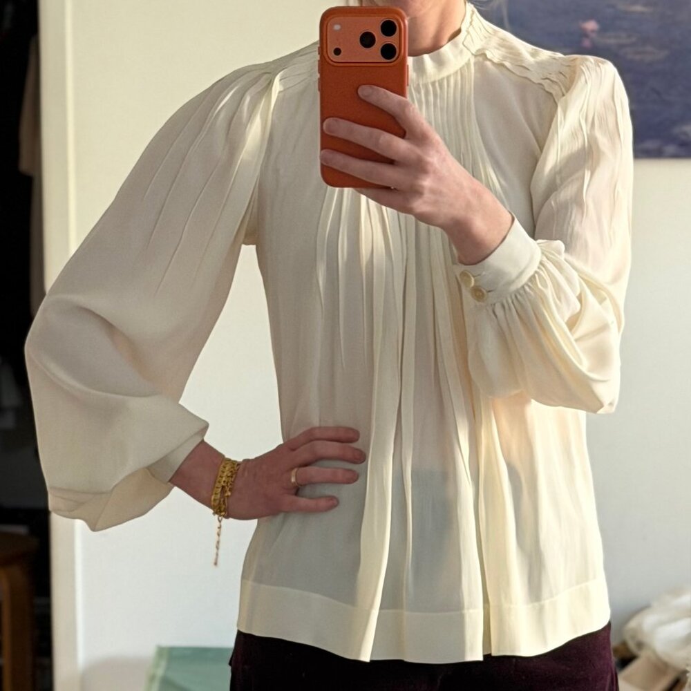 Chloe Boho Silk Blouse